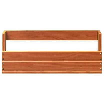 Set of 2 2 Pair Modern 23" Wall Mounted Pine Shoe Cabinet