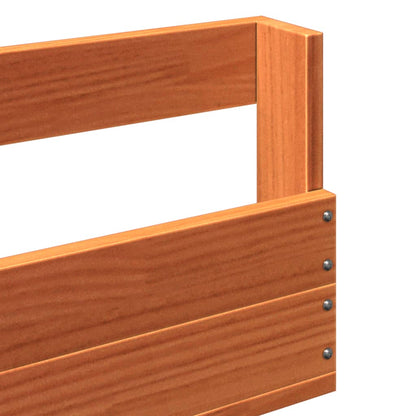 Set of 2 2 Pair Modern 23" Wall Mounted Pine Shoe Cabinet