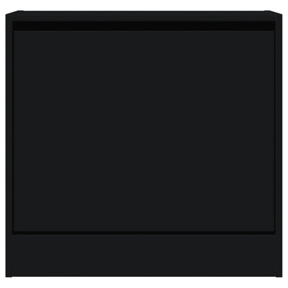 Modern 3 Pair 31" Compact Shoe Cabinet With 1 Flip Down Drawer