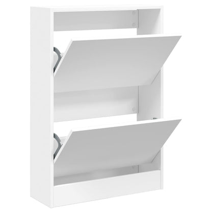 Tone Shoe Cabinet Solid Oak 2 Drop-Down Drawers small