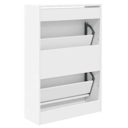 Tone Shoe Cabinet Solid Oak 2 Drop-Down Drawers small