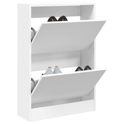 Tone Shoe Cabinet Solid Oak 2 Drop-Down Drawers small