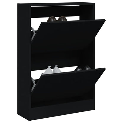 Tone Shoe Cabinet Solid Oak 2 Drop-Down Drawers small