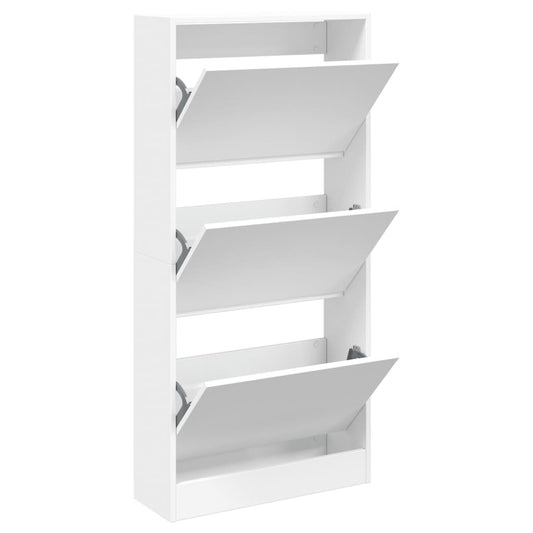 Tone Shoe Cabinet Solid Oak 2 Drop-Down Drawers Medium