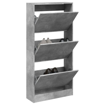 Tone Shoe Cabinet Solid Oak 2 Drop-Down Drawers Medium