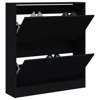 Tone Shoe Cabinet Solid Oak 2 Drop-Down Drawers Small