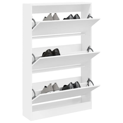 Tone Shoe Cabinet Solid Oak 3 Drop-Down Drawers