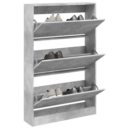 Tone Shoe Cabinet Solid Oak 3 Drop-Down Drawers