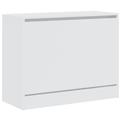 Modern 6 Pair 31" Shoe Cabinet With 1 Flip Down Drawer