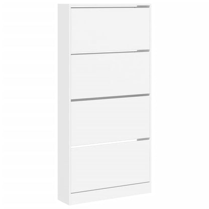 Shoe Cabinet Natural Solid Pine Tall 3 Drawers
