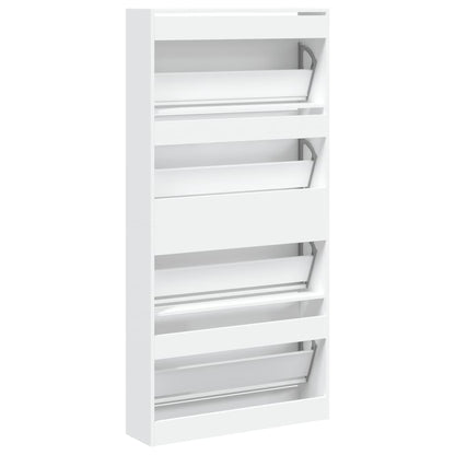 Shoe Cabinet Natural Solid Pine Tall 3 Drawers
