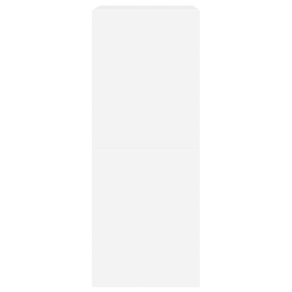 Shoe Cabinet 2-Section Smoked-Wood Medium