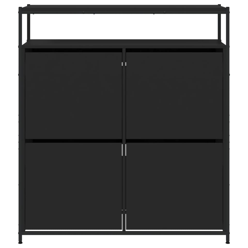 Shoe Cabinet Natural Solid Pine Medium 2 Drawers