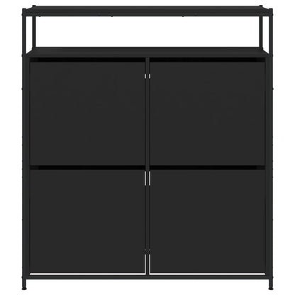 Shoe Cabinet Natural Solid Pine Medium 2 Drawers