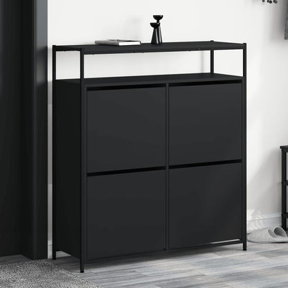 Shoe Cabinet Natural Solid Pine Medium 2 Drawers