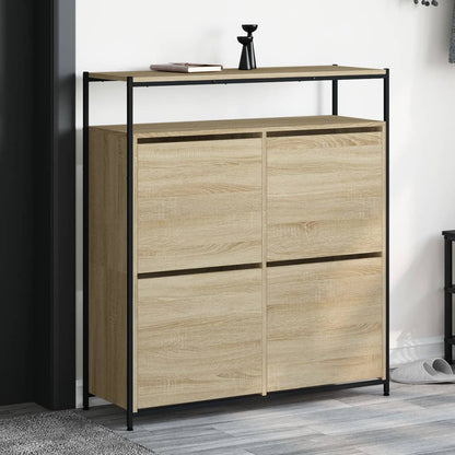 Shoe Cabinet Natural Solid Pine Medium 2 Drawers