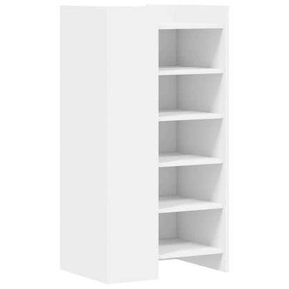 Shoe Cabinet Old, Hand-Finished Wood Tall 5 Drawers