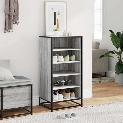 Flow Shoe Rack Grained Old Sonoma & Metal 5 Compartments