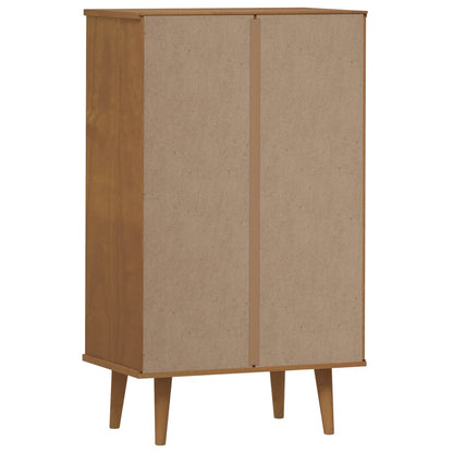3 Drawers Natural Pine Wood Shoe Cabinet Medium