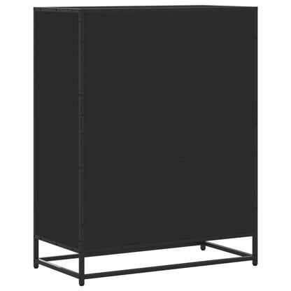 5-Tier Shoe Rack Smoked Wood Medium
