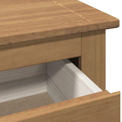 3 Drawers Natural Pine Wood Shoe Cabinet Medium