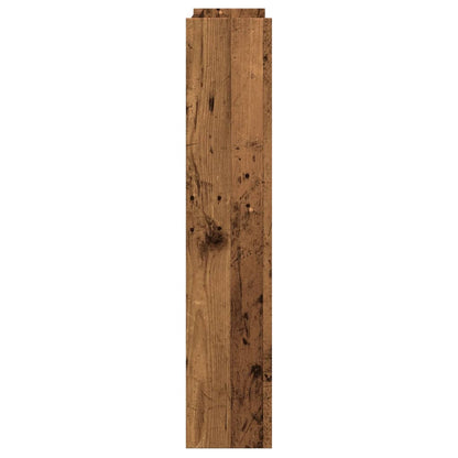 Tone Wall-Mounted Flow Shoe Cabinet Old Pine Medium 3 Vertical Drawers