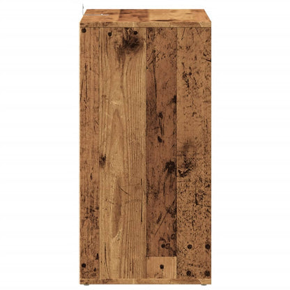 Haven Shoe Cabinet Old Pine 5 Compartments Medium