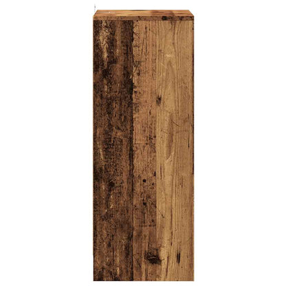 Shoe Cabinet Old, Aritsan Wood Tall 1 Open Section