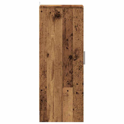 Shoe Cabinet Old, Aritsan Wood Tall 1 Section