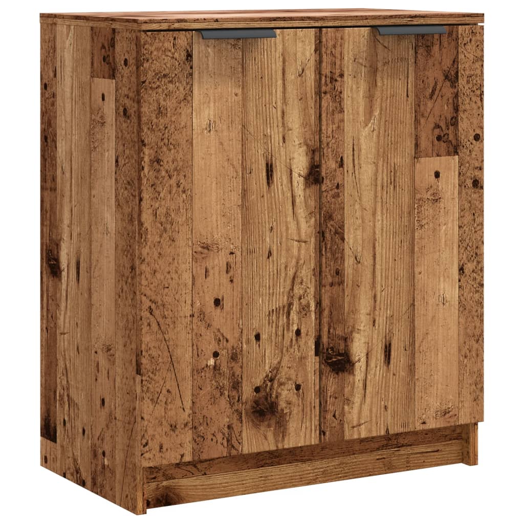 Haven Shoe Cabinet Old Pine 2 Compartments