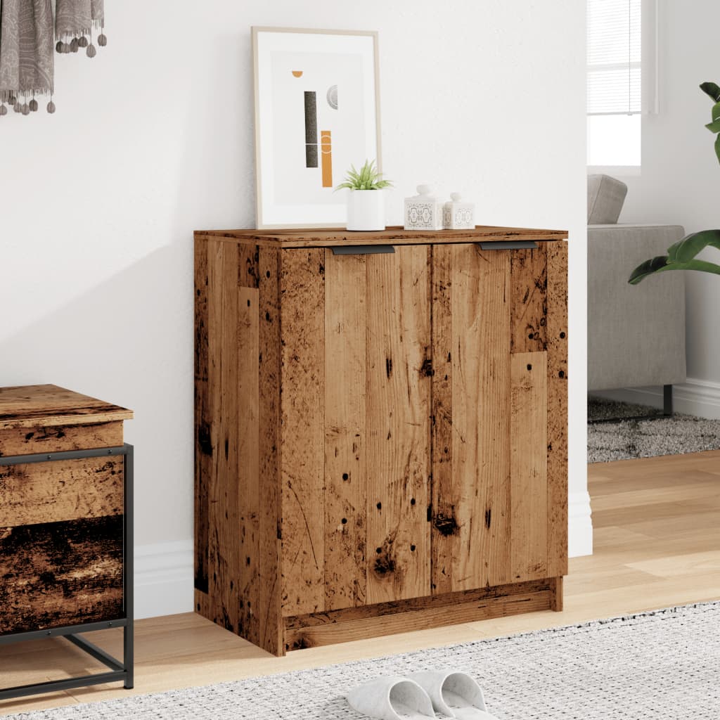 Haven Shoe Cabinet Old Pine 2 Compartments