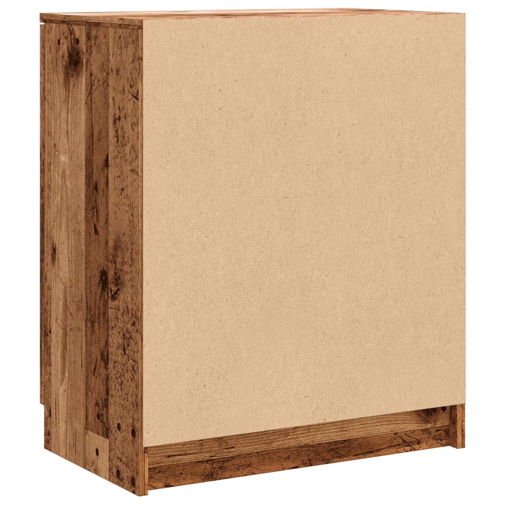 Haven Shoe Cabinet Old Pine 2 Compartments