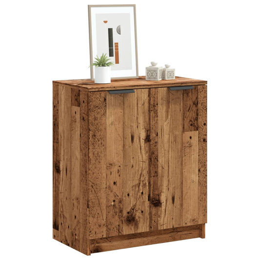 Haven Shoe Cabinet Old Pine 2 Compartments