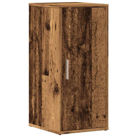 Haven Shoe Cabinet Old Pine 5 Compartments Skinny & Tall