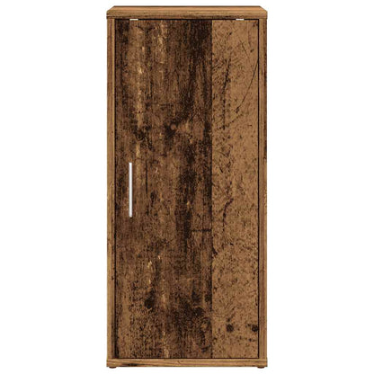 Haven Shoe Cabinet Old Pine 5 Compartments Skinny & Tall