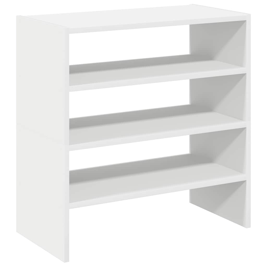 Set of 2 Shoe Rack Sonoma Oak Stackable Medium