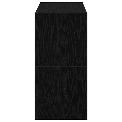 Set of 2 Shoe Rack Sonoma Oak Stackable Medium