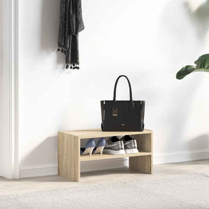 Shoe Rack Sonoma Oak Stackable Small