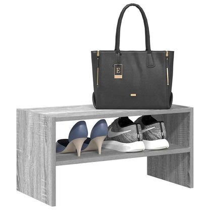 Shoe Rack Sonoma Oak Stackable Small