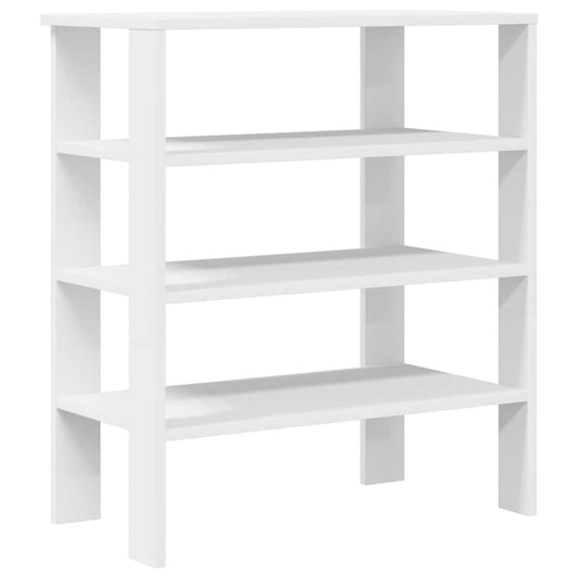 Modern 15 Pair 24" Oak Shoe Rack With 3-Tiers