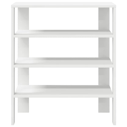 Modern 15 Pair 24" Oak Shoe Rack With 3-Tiers