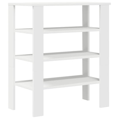 Modern 15 Pair 24" Oak Shoe Rack With 3-Tiers