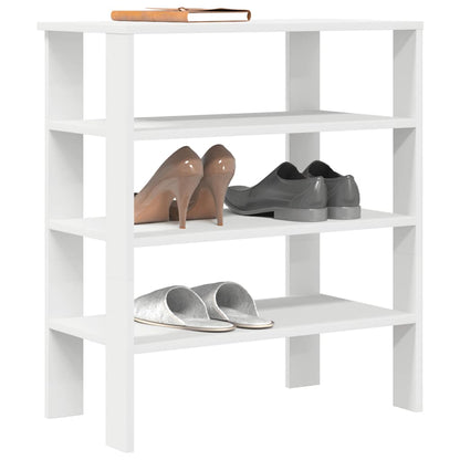 Modern 15 Pair 24" Oak Shoe Rack With 3-Tiers