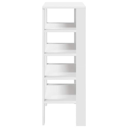 Modern 18 Pair 24" Oak Shoe Rack With 5-Tiers