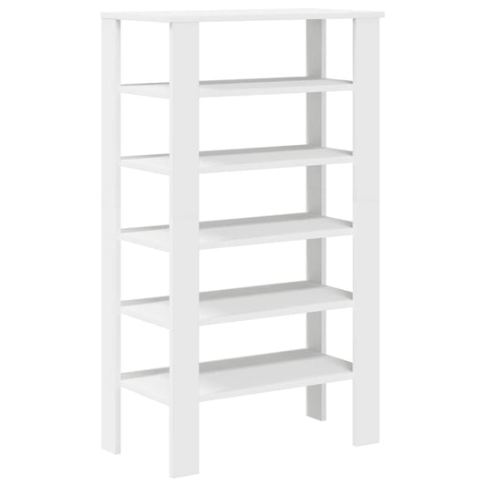 Modern 22 Pair 24" Oak Shoe Rack With 6-Tiers