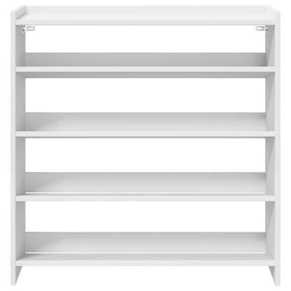Modern 15 Pair 23" Oak Shoe Rack With 4-Tiers