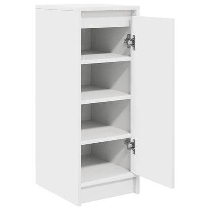 Shoe Cabinet Warm-toned Wood Medium Height 1 Compartment