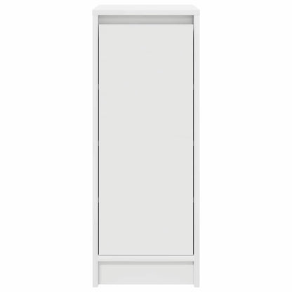 Shoe Cabinet Warm-toned Wood Medium Height 1 Compartment