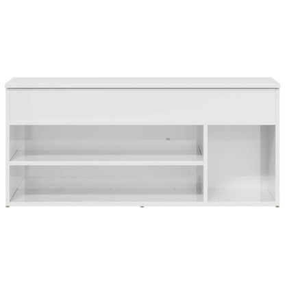 Shoe Bench Natural Wood 5 Compartments Wide & Deep