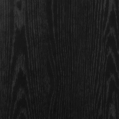 Shoe Bench Black Wood 2 Compartments Small
